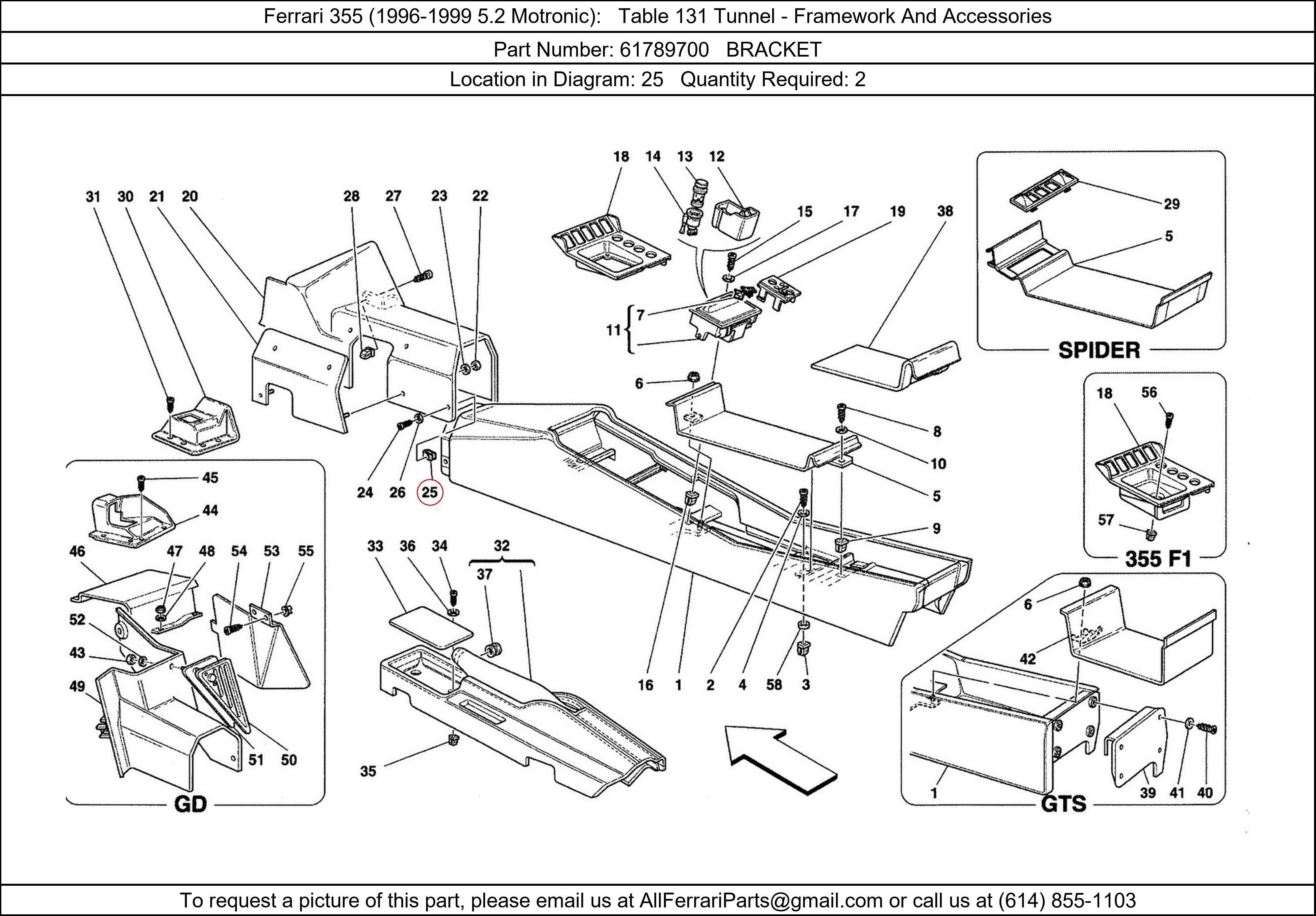 Ferrari Part 61789700