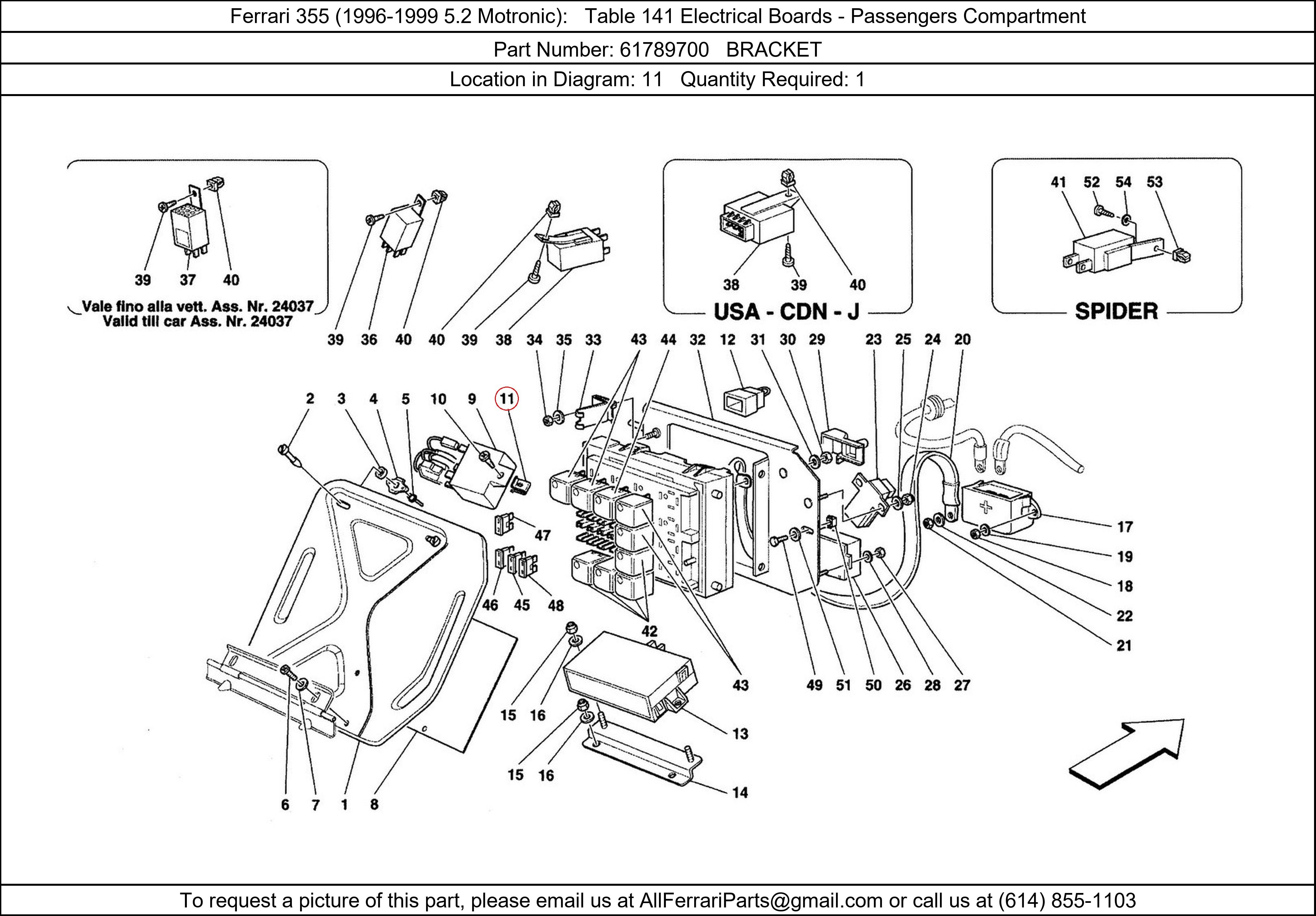 Ferrari Part 61789700