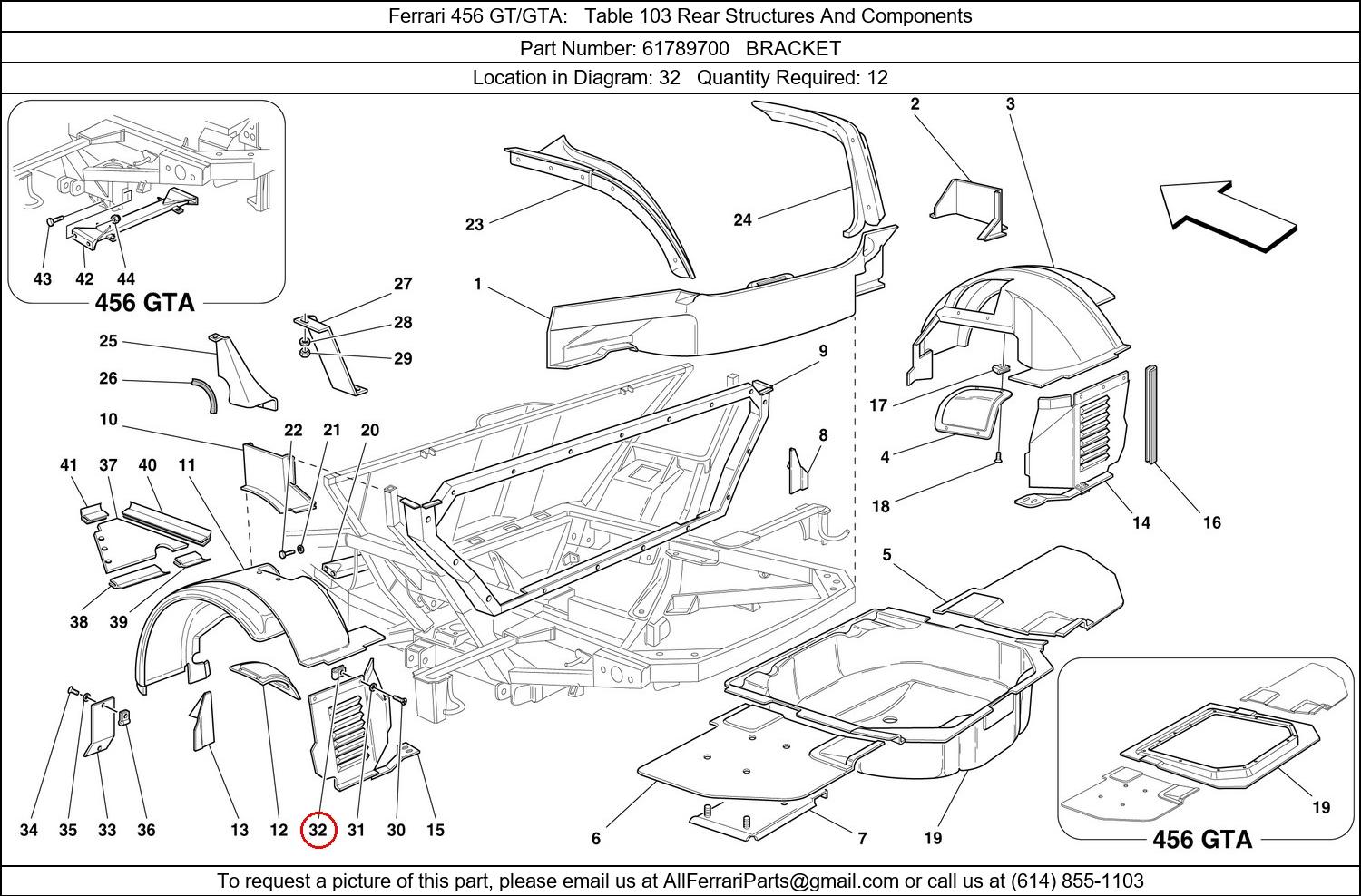 Ferrari Part 61789700