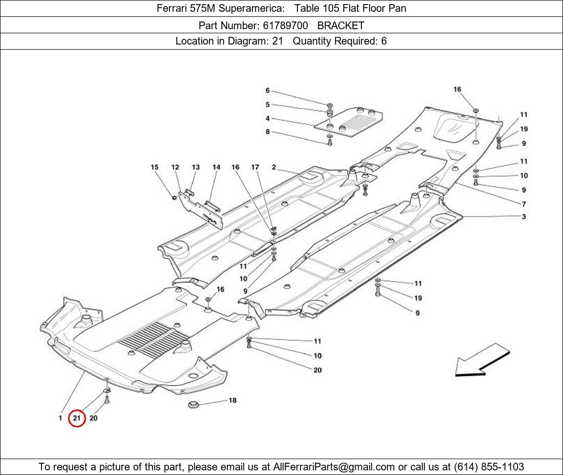 Ferrari Part 61789700