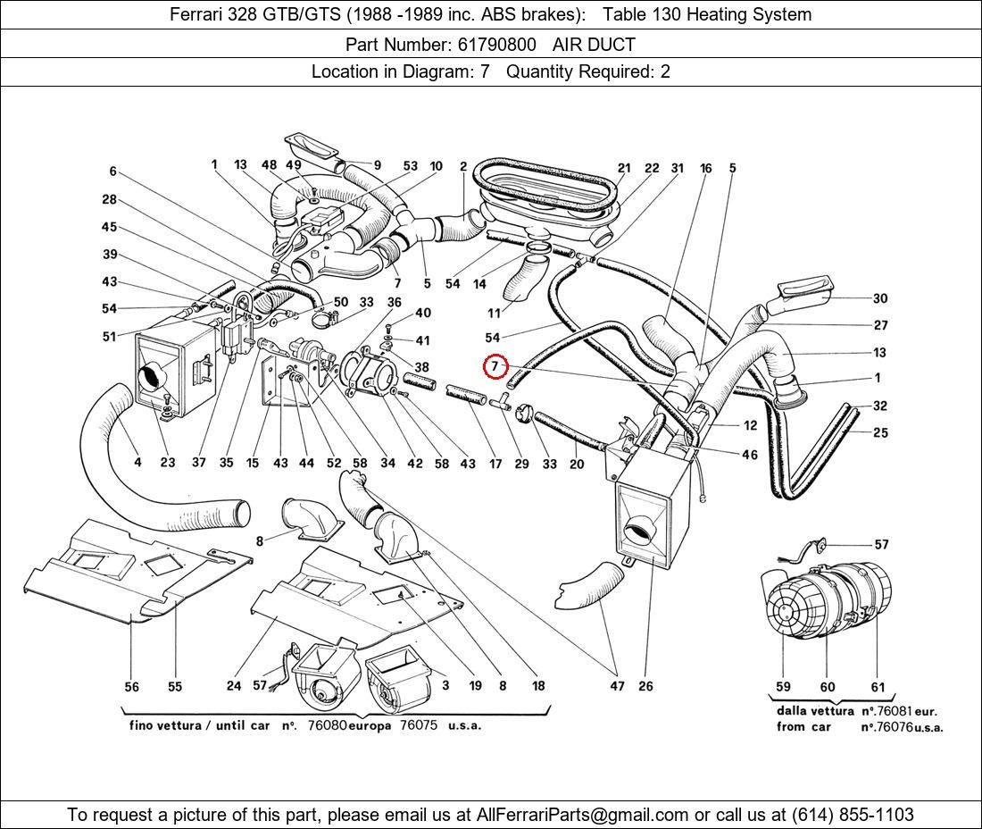 Ferrari Part 61790800