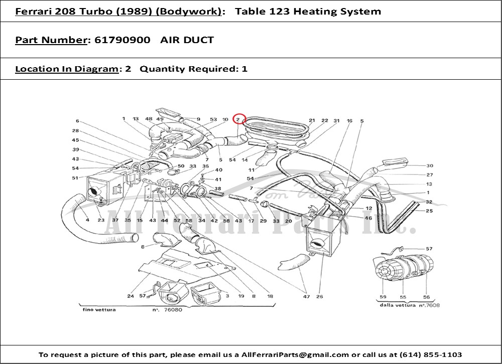 Ferrari Part 61790900