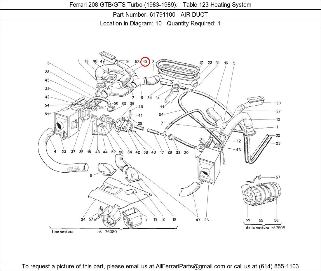 Ferrari Part 61791100