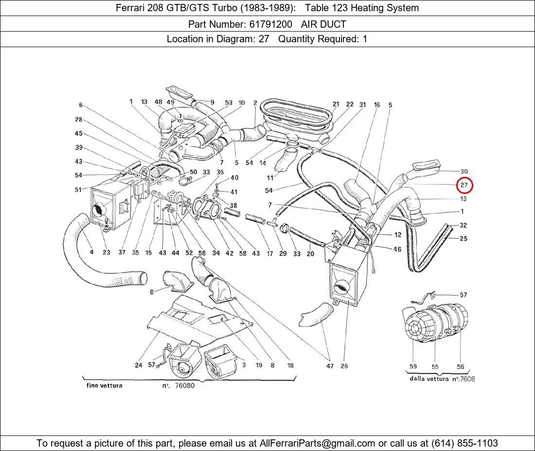 Ferrari Part 61791200