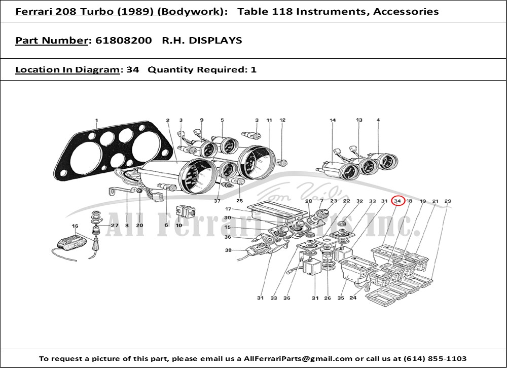 Ferrari Part 61808200