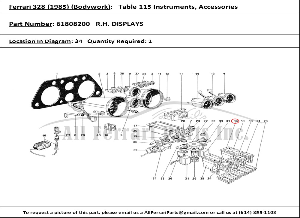 Ferrari Part 61808200