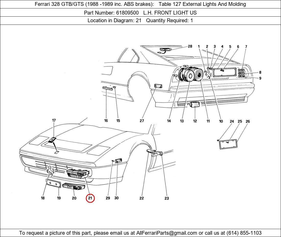 Ferrari Part 61809500