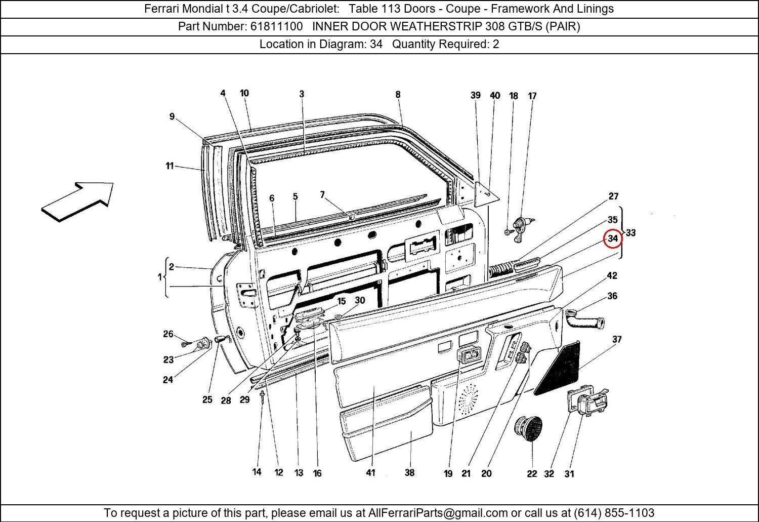 Ferrari Part 61811100