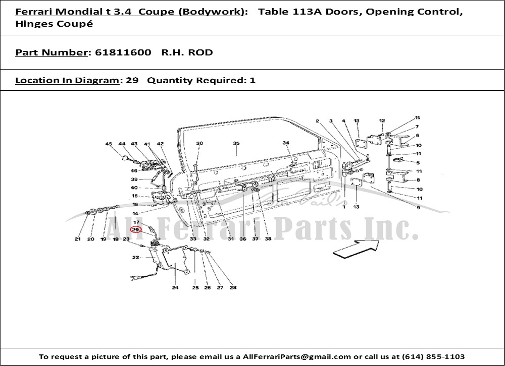 Ferrari Part 61811600