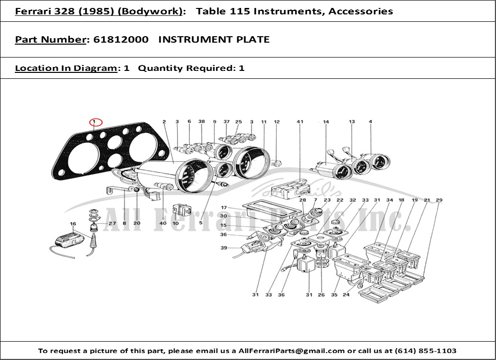 Ferrari Part 61812000