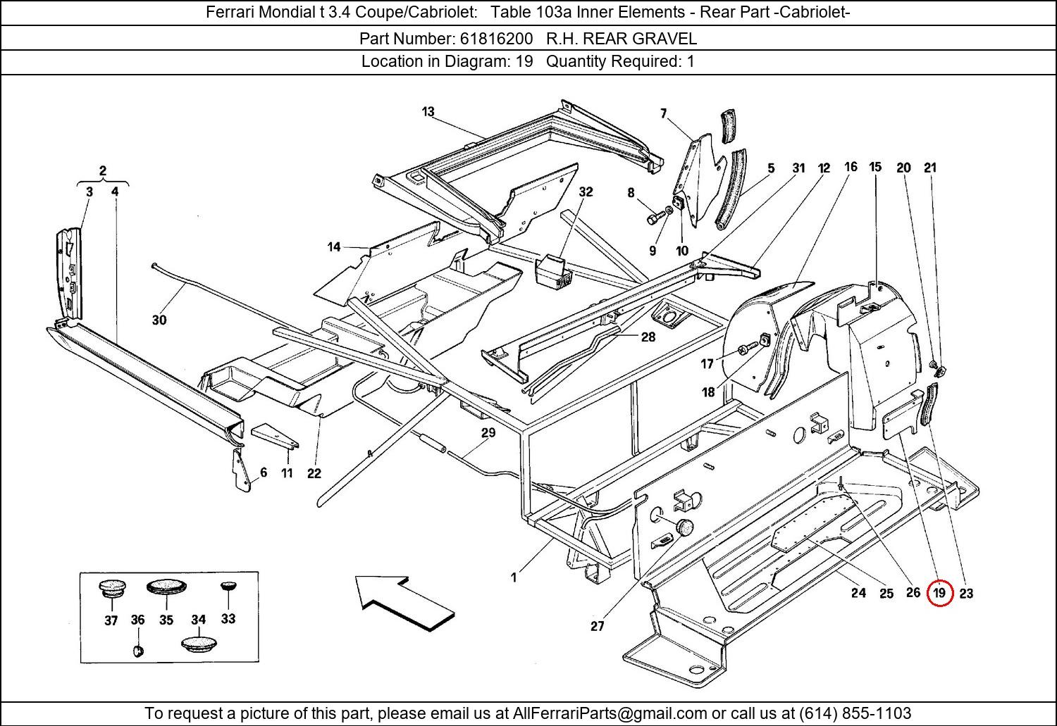 Ferrari Part 61816200