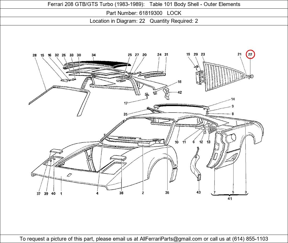 Ferrari Part 61819300