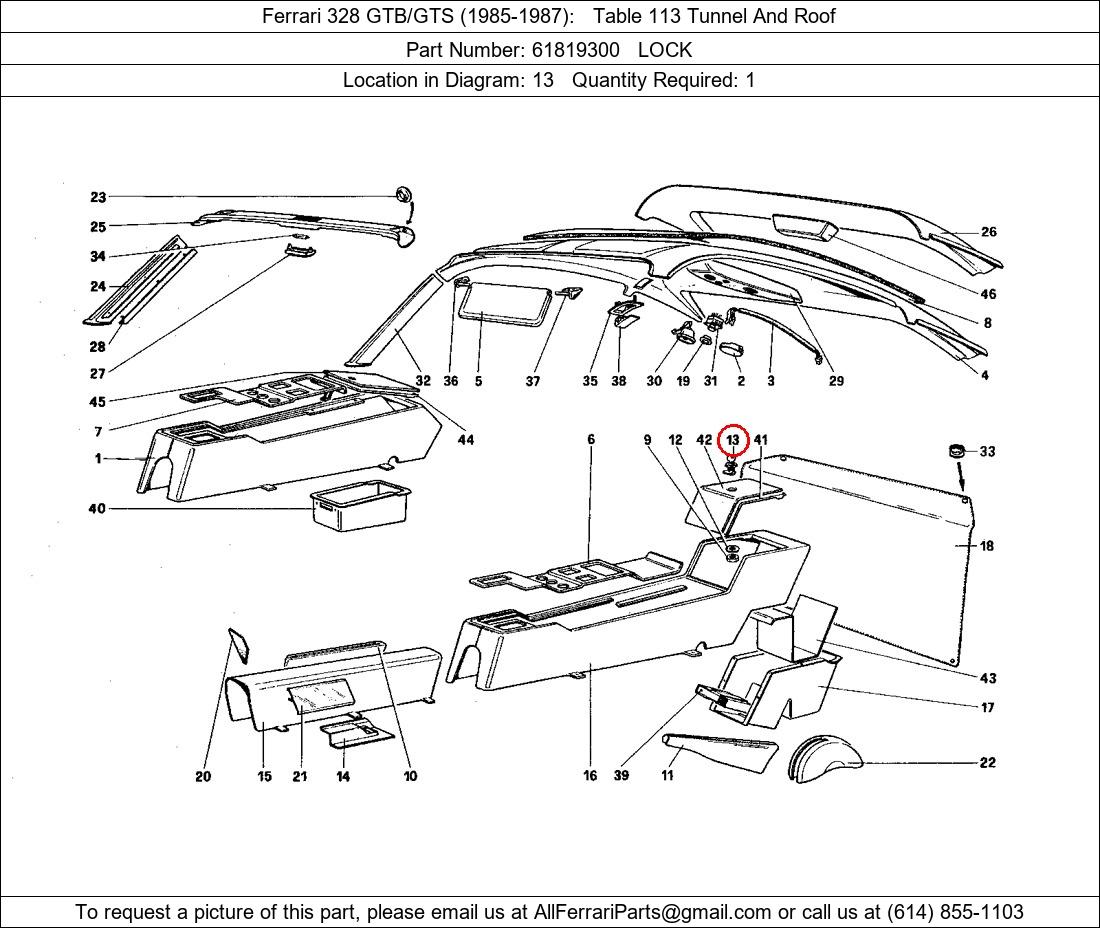 Ferrari Part 61819300