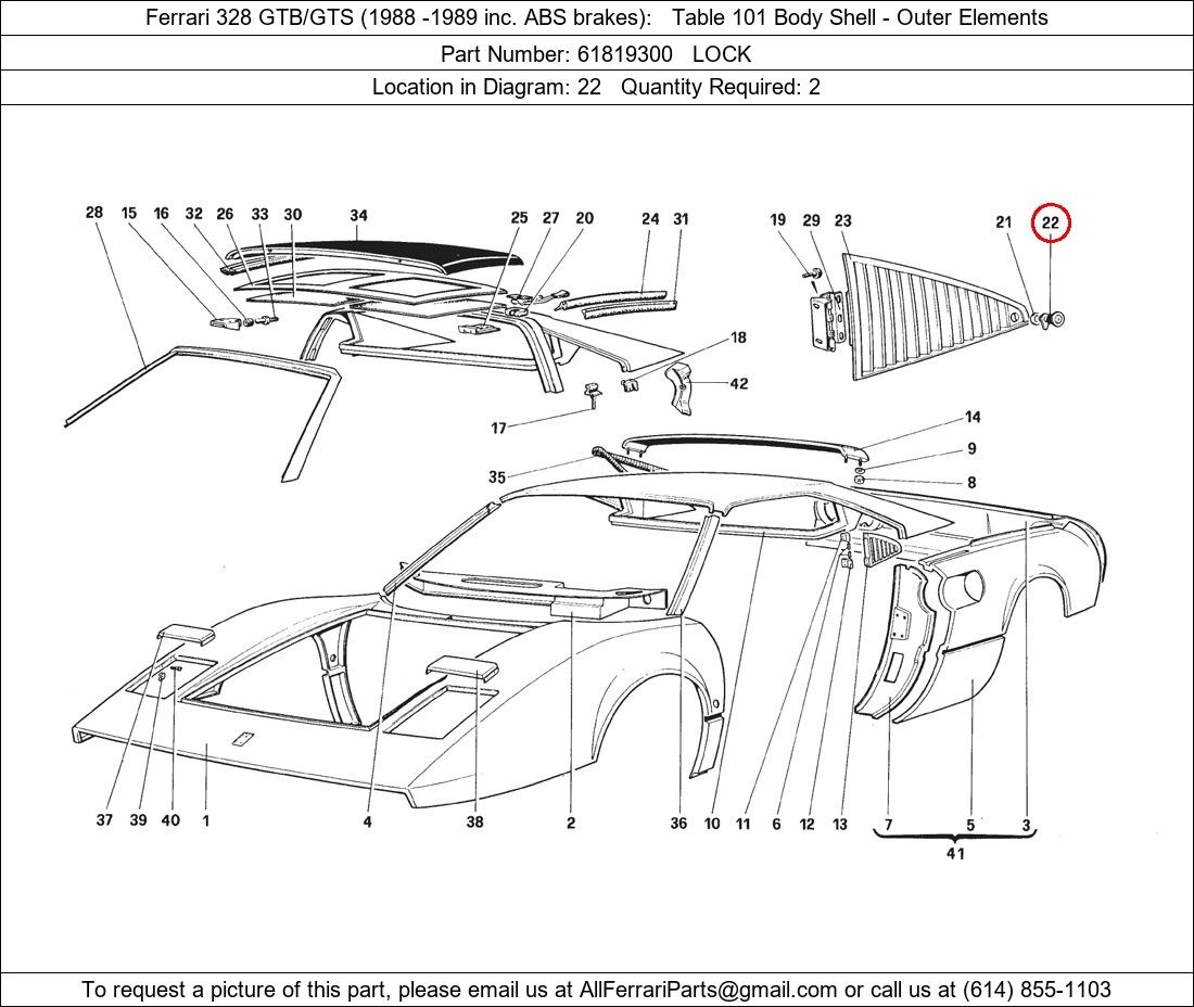 Ferrari Part 61819300