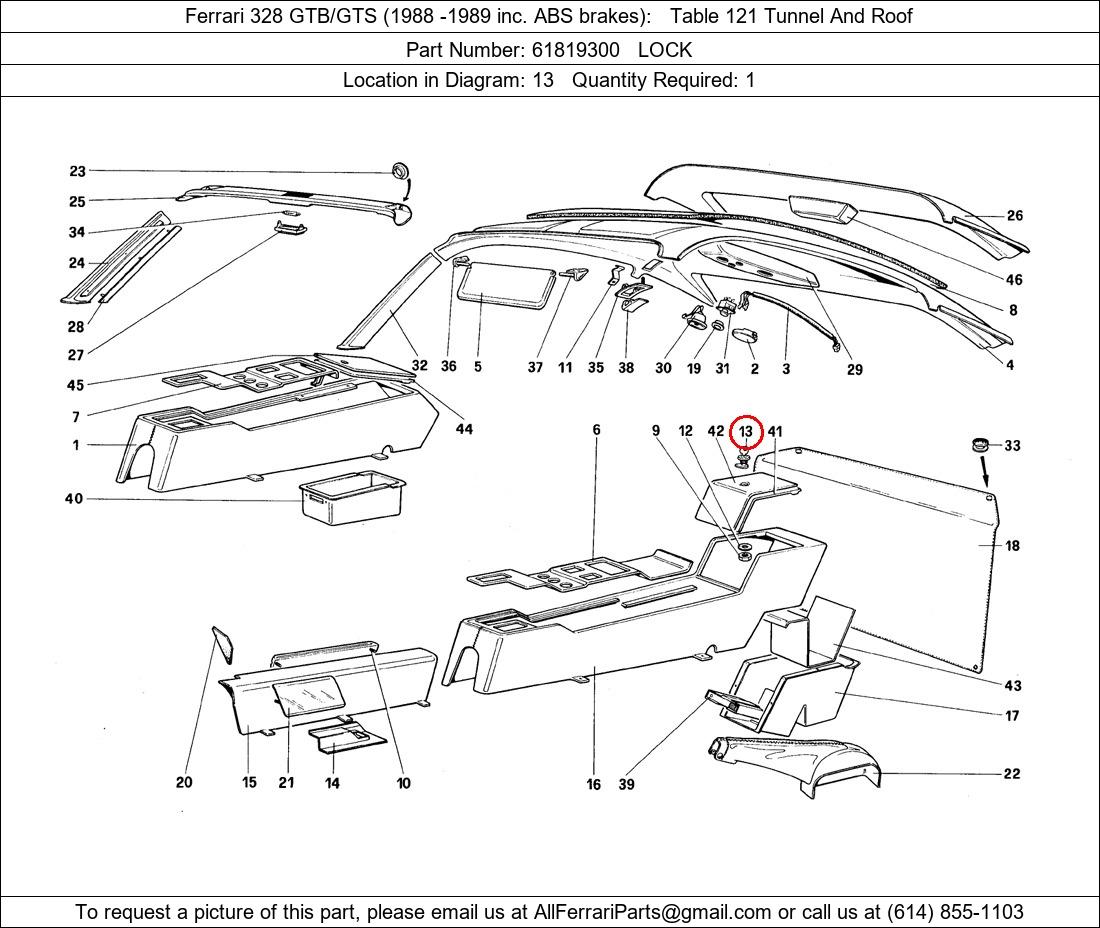 Ferrari Part 61819300