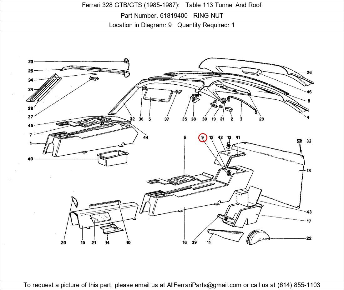 Ferrari Part 61819400