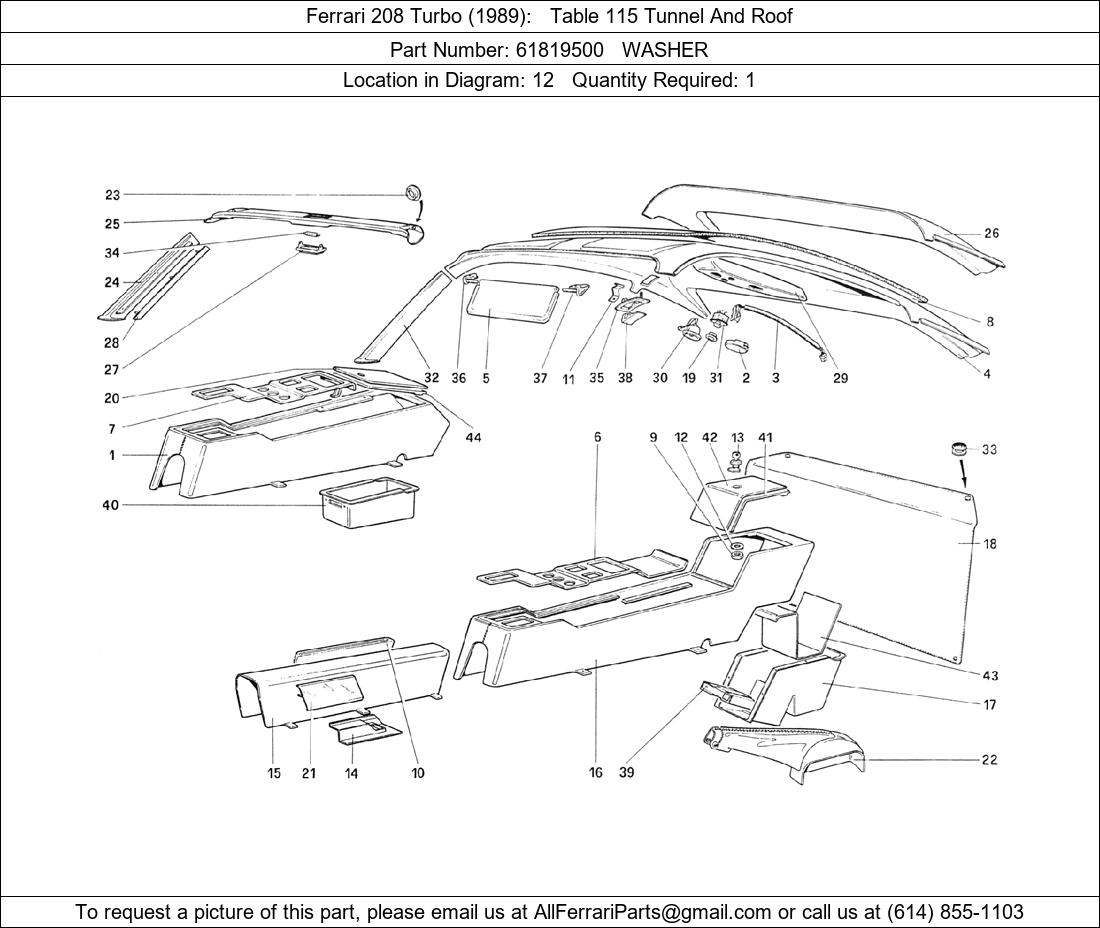 Ferrari Part 61819500