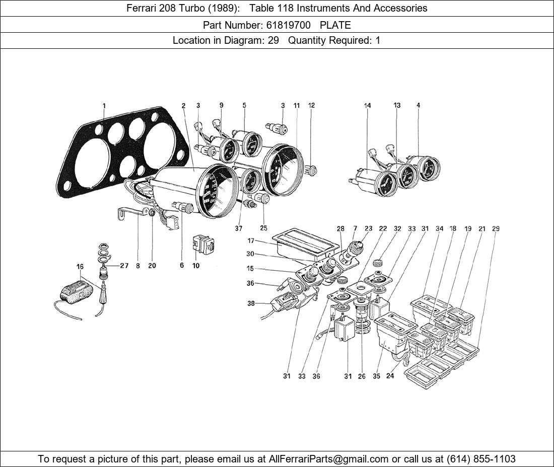 Ferrari Part 61819700