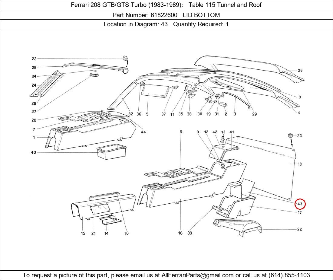 Ferrari Part 61822600