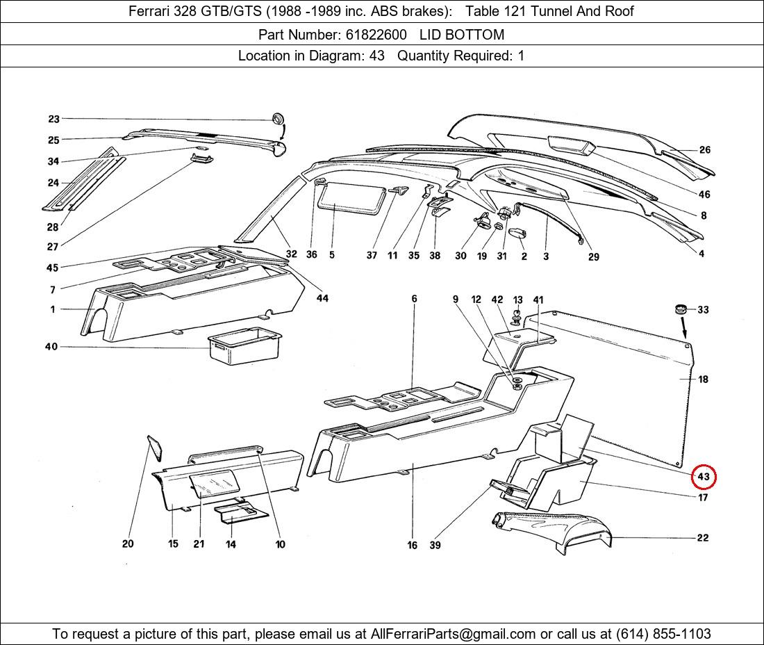 Ferrari Part 61822600