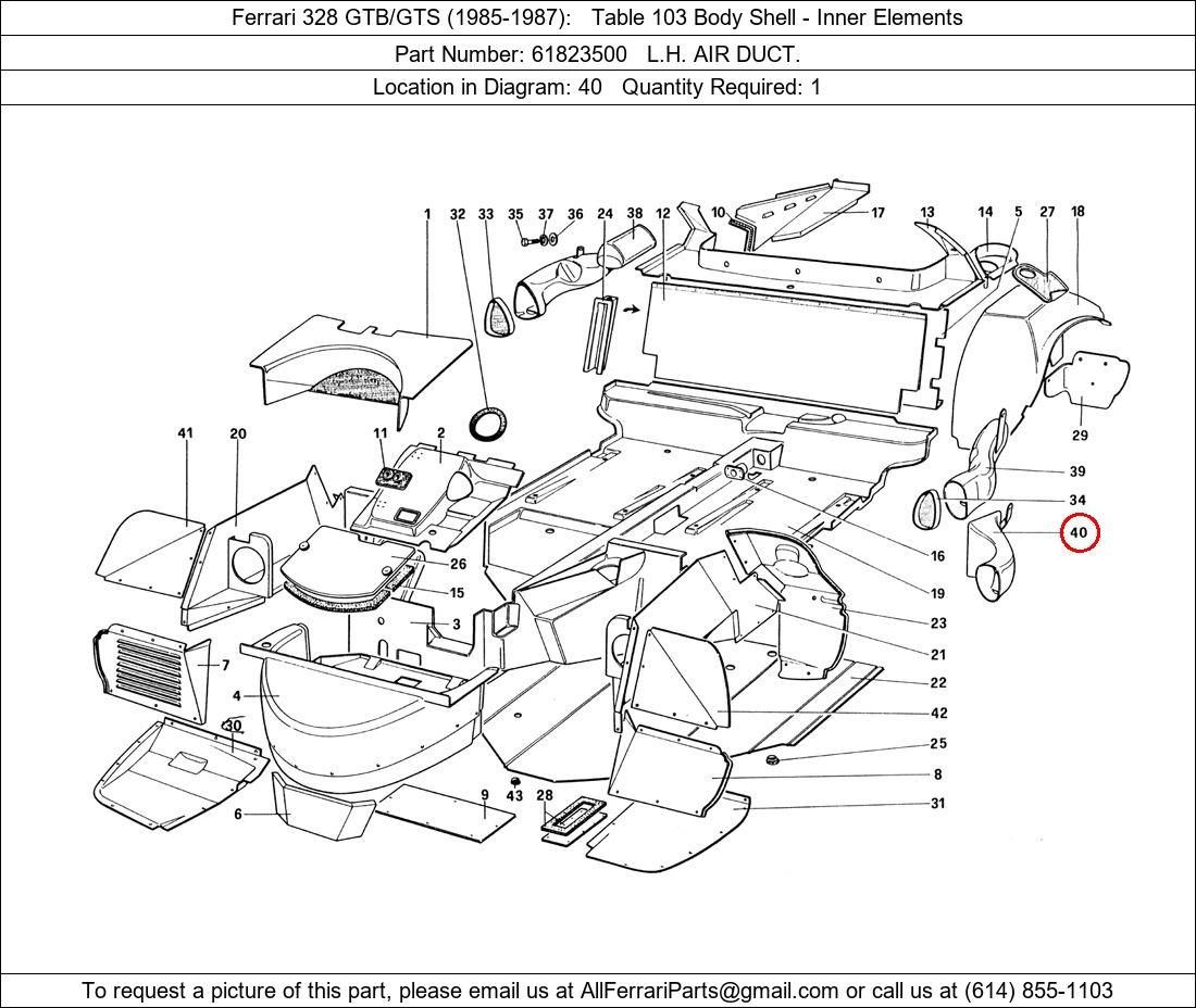 Ferrari Part 61823500