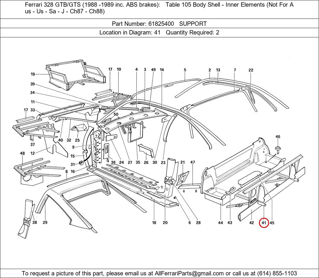 Ferrari Part 61825400