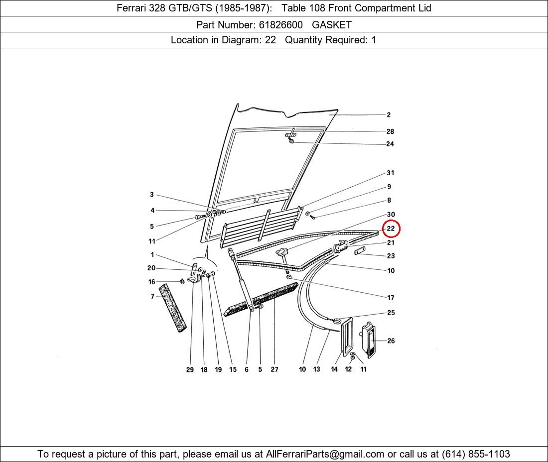 Ferrari Part 61826600