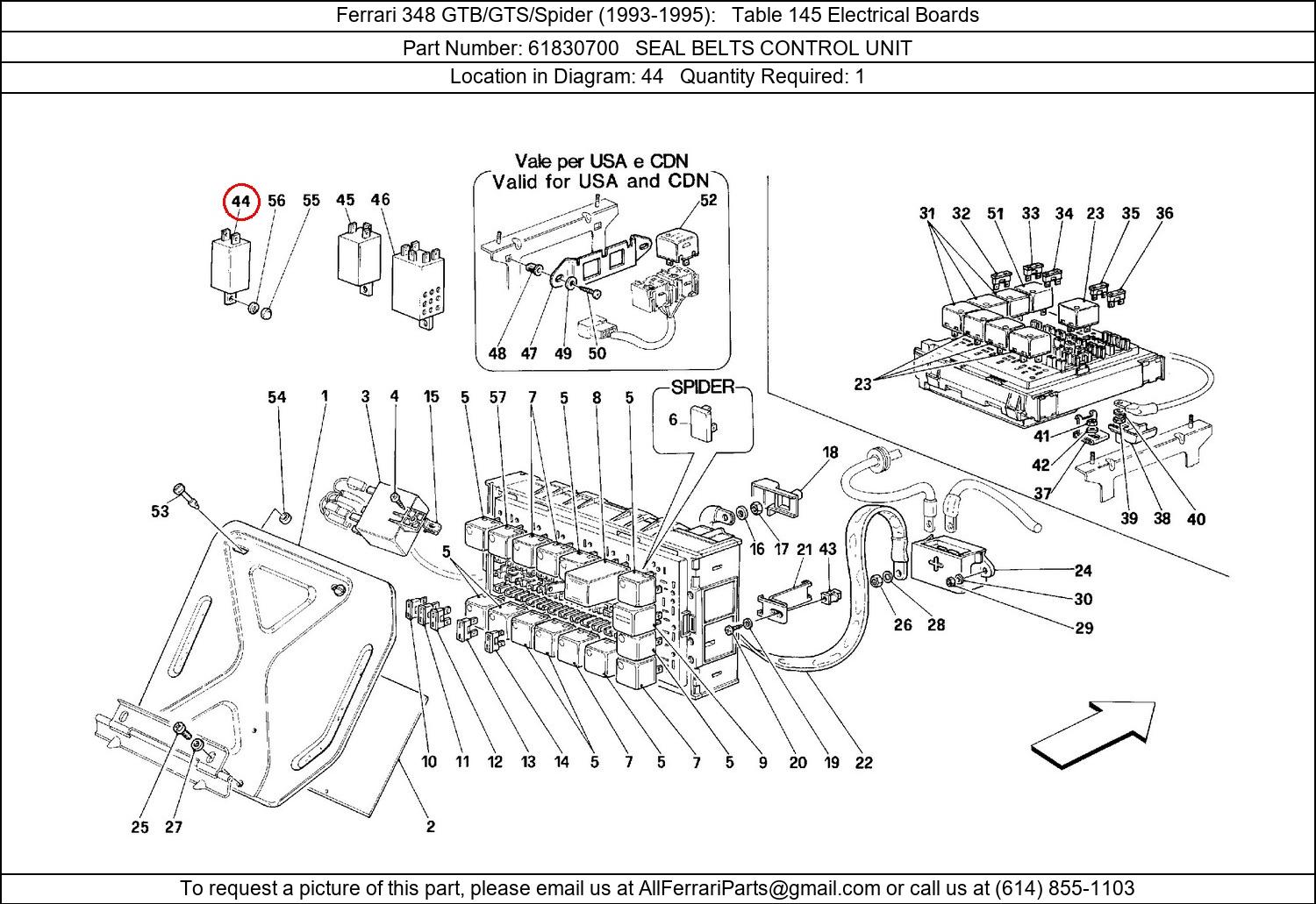 Ferrari Part 61830700