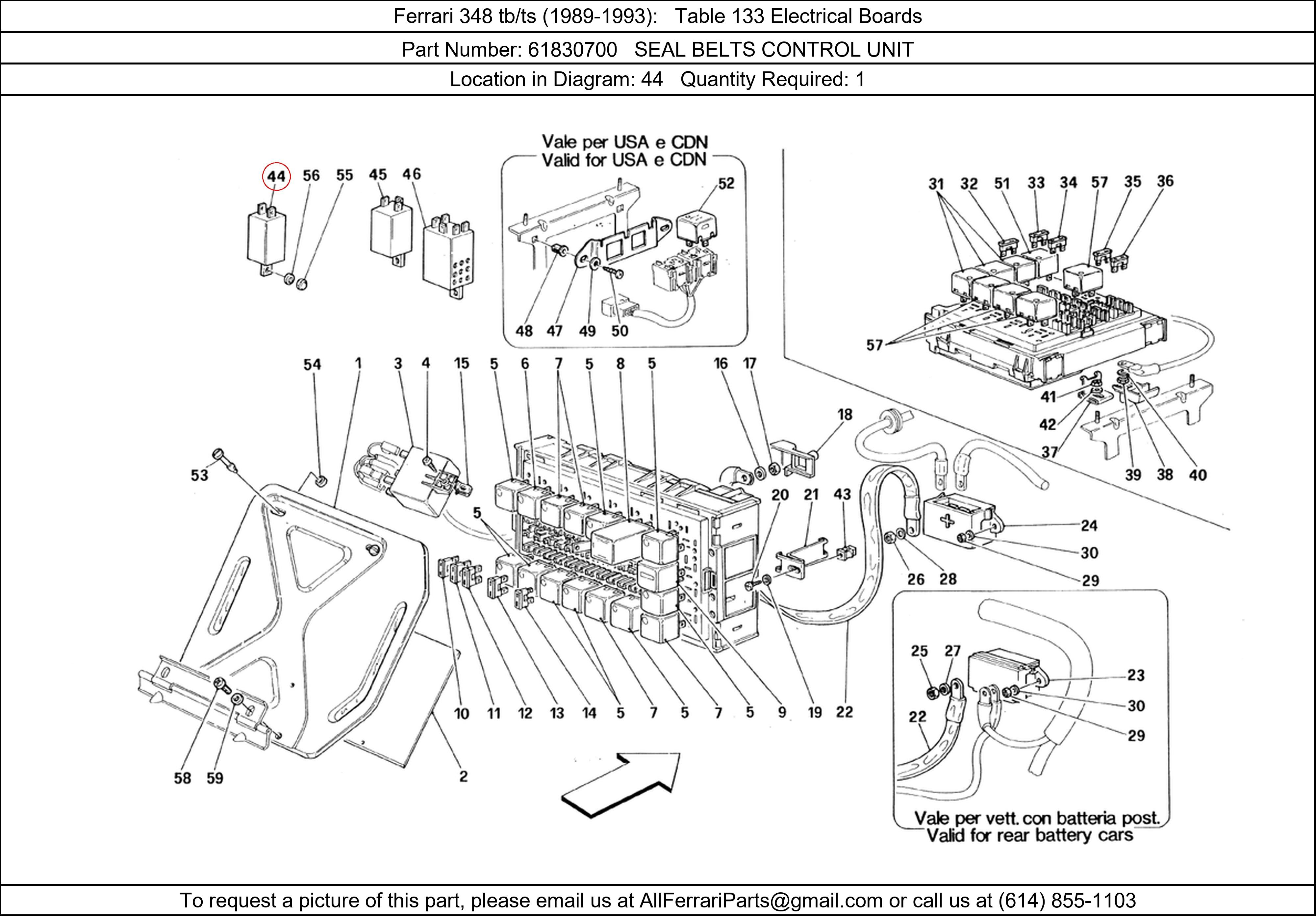 Ferrari Part 61830700