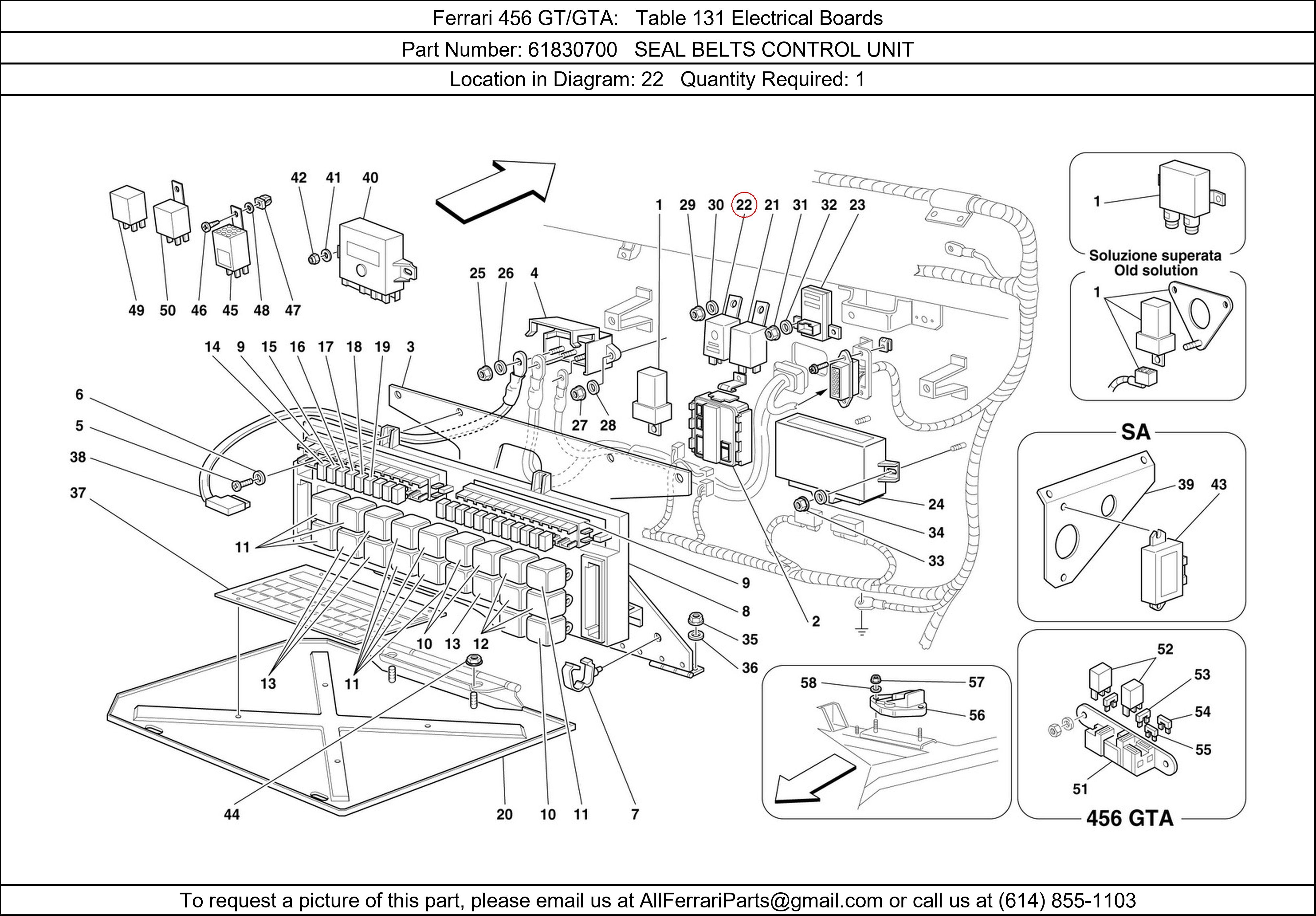 Ferrari Part 61830700