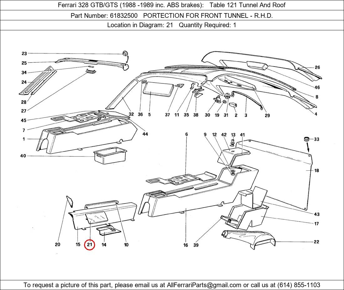 Ferrari Part 61832500