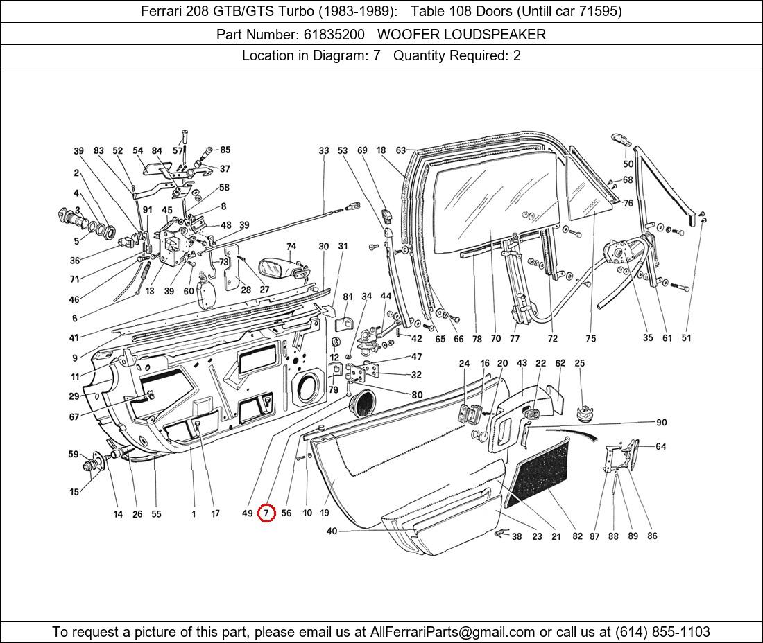 Ferrari Part 61835200