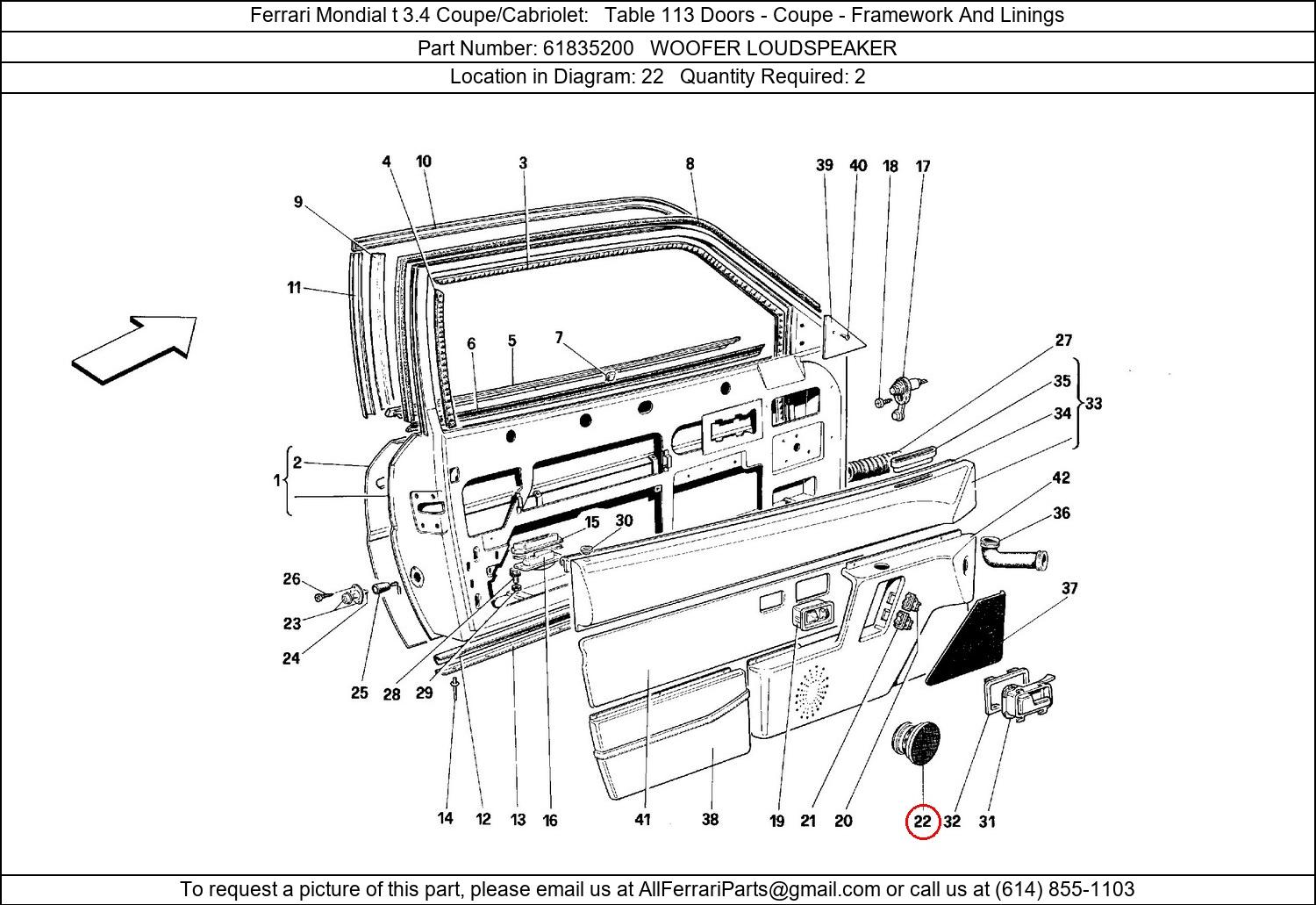 Ferrari Part 61835200