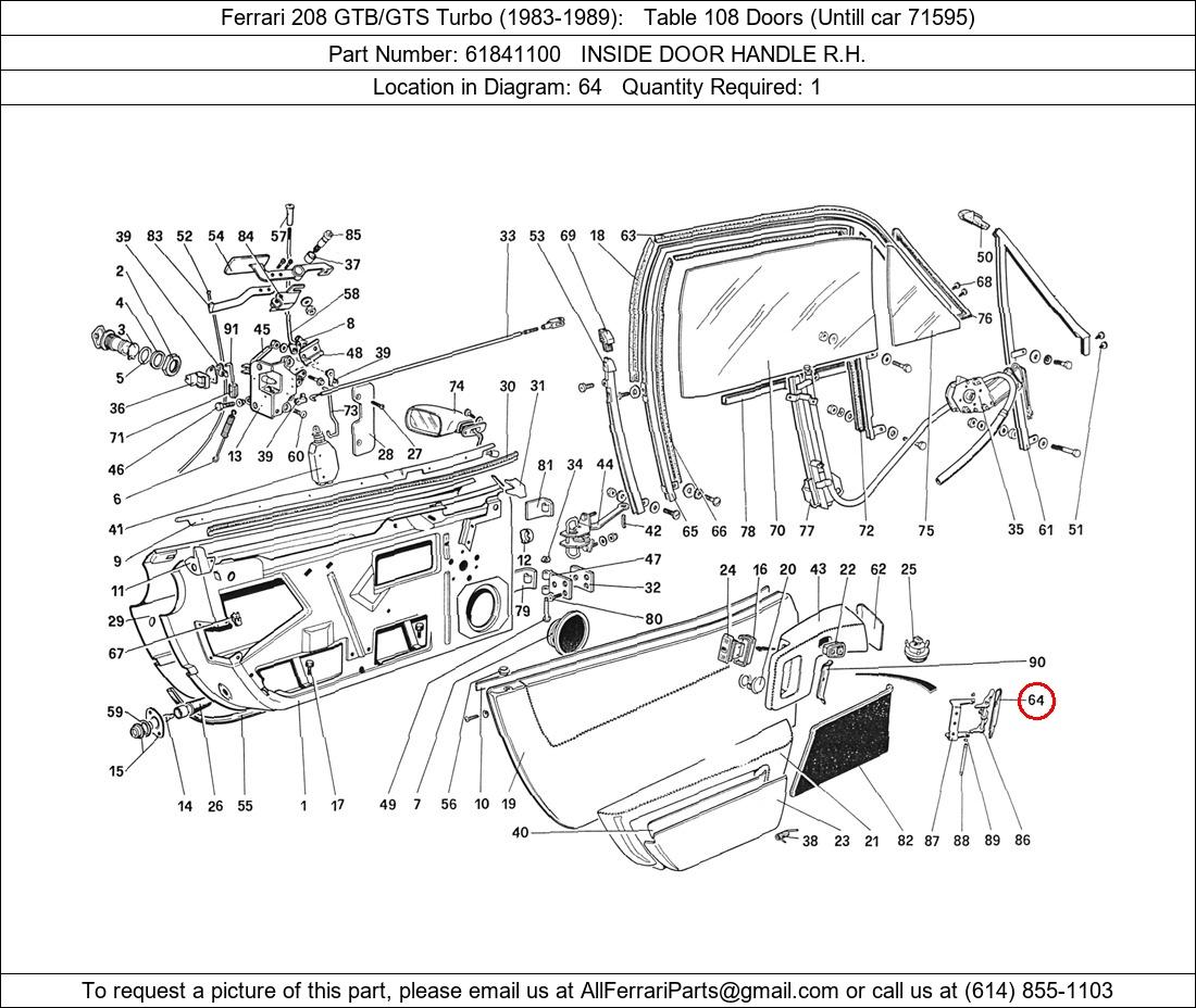 Ferrari Part 61841100