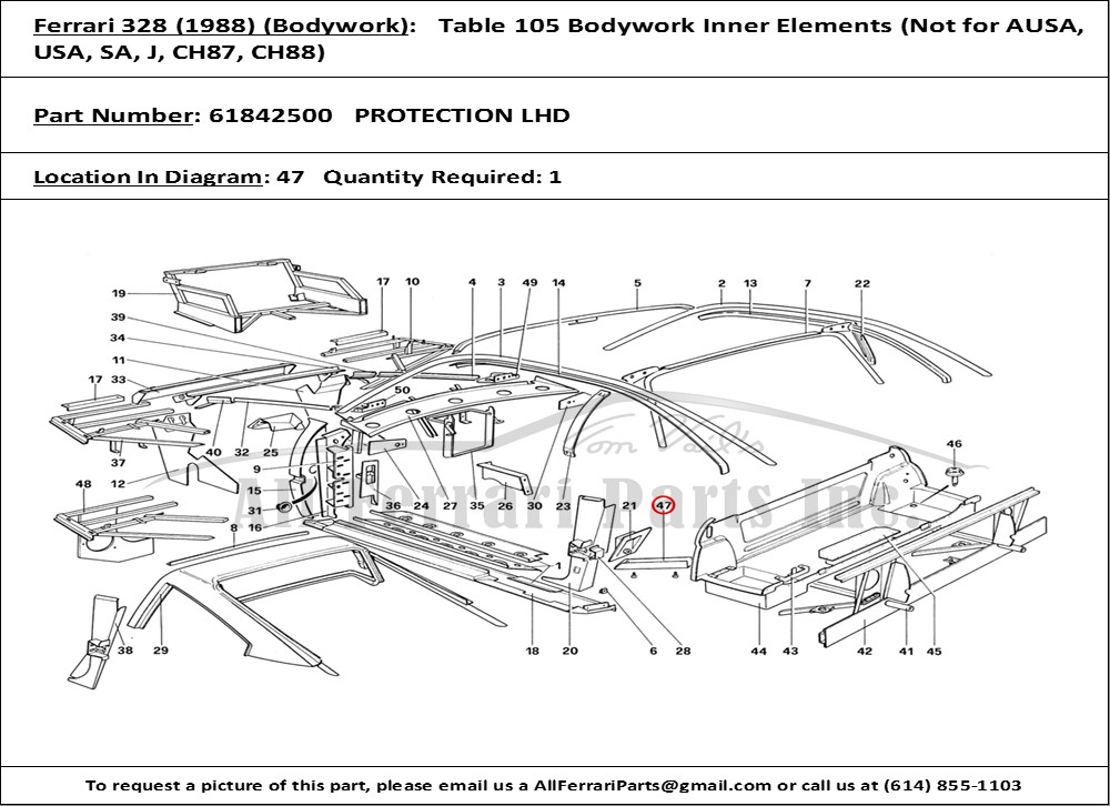 Ferrari Part 61842500