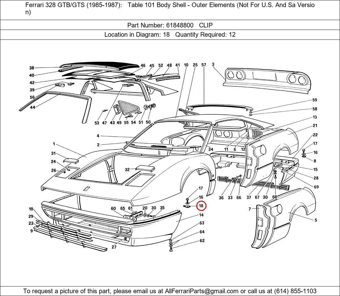 Ferrari Part 61848800