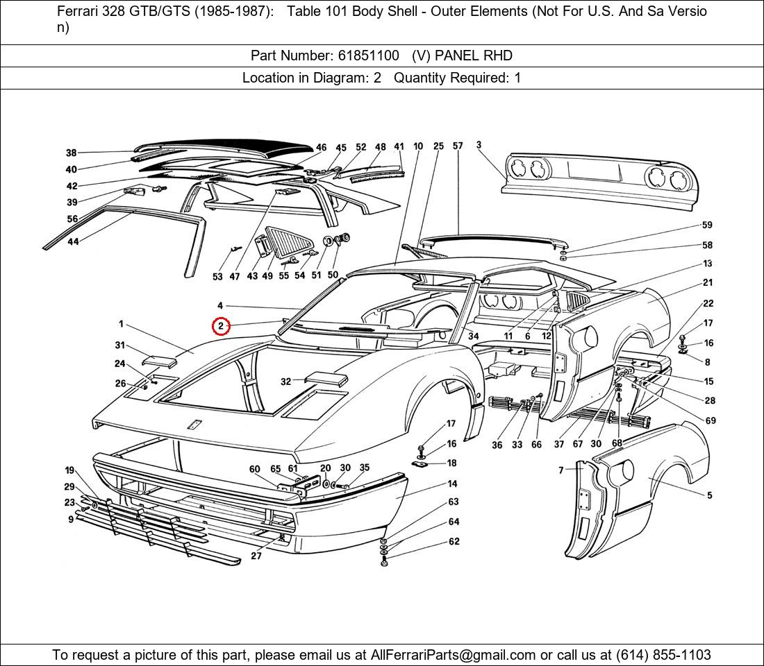 Ferrari Part 61851100