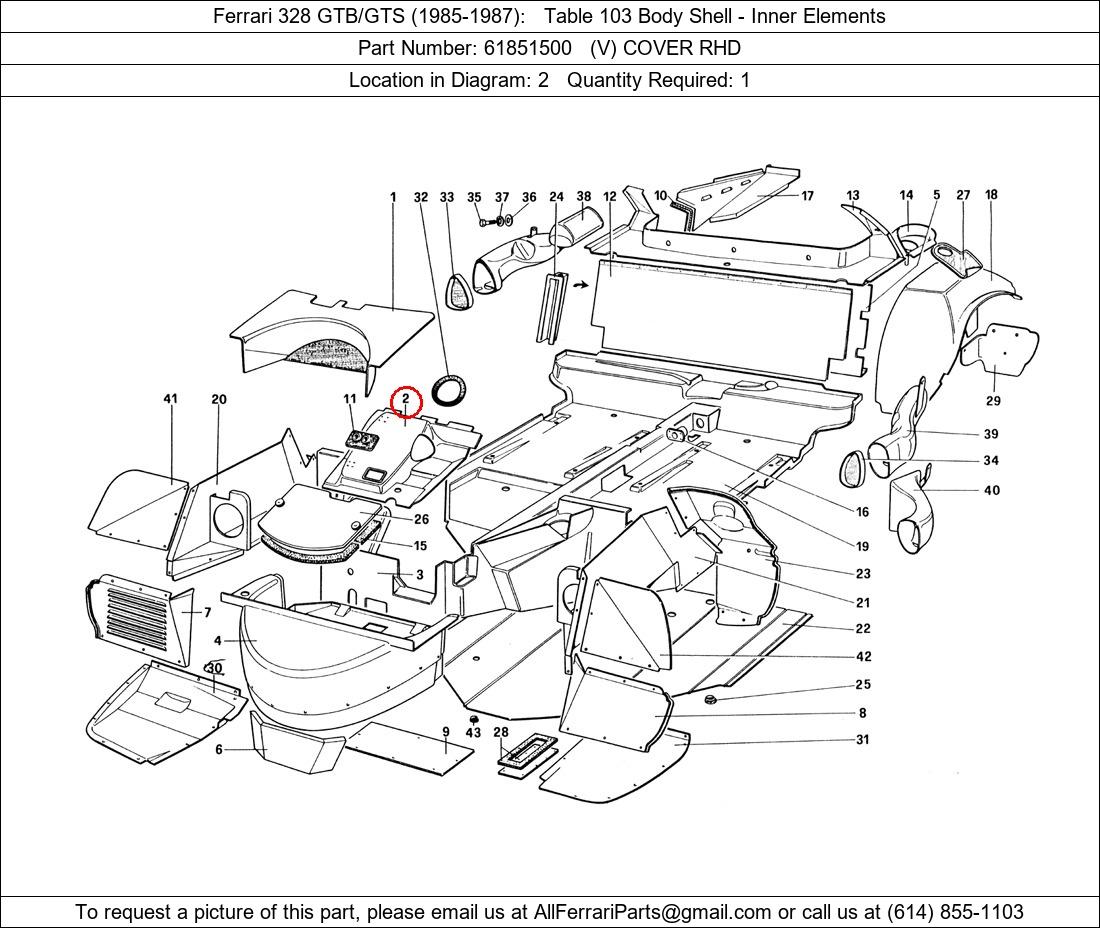 Ferrari Part 61851500