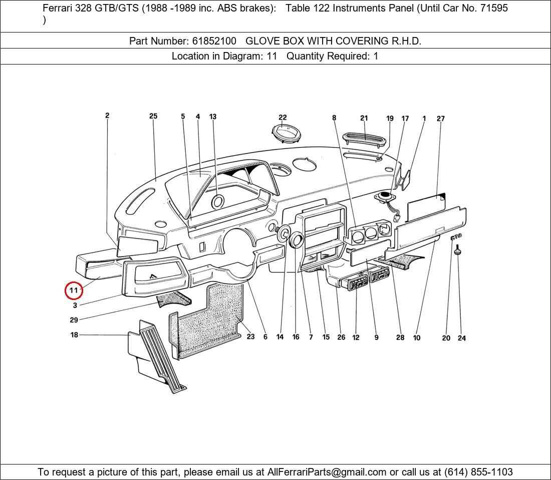 Ferrari Part 61852100