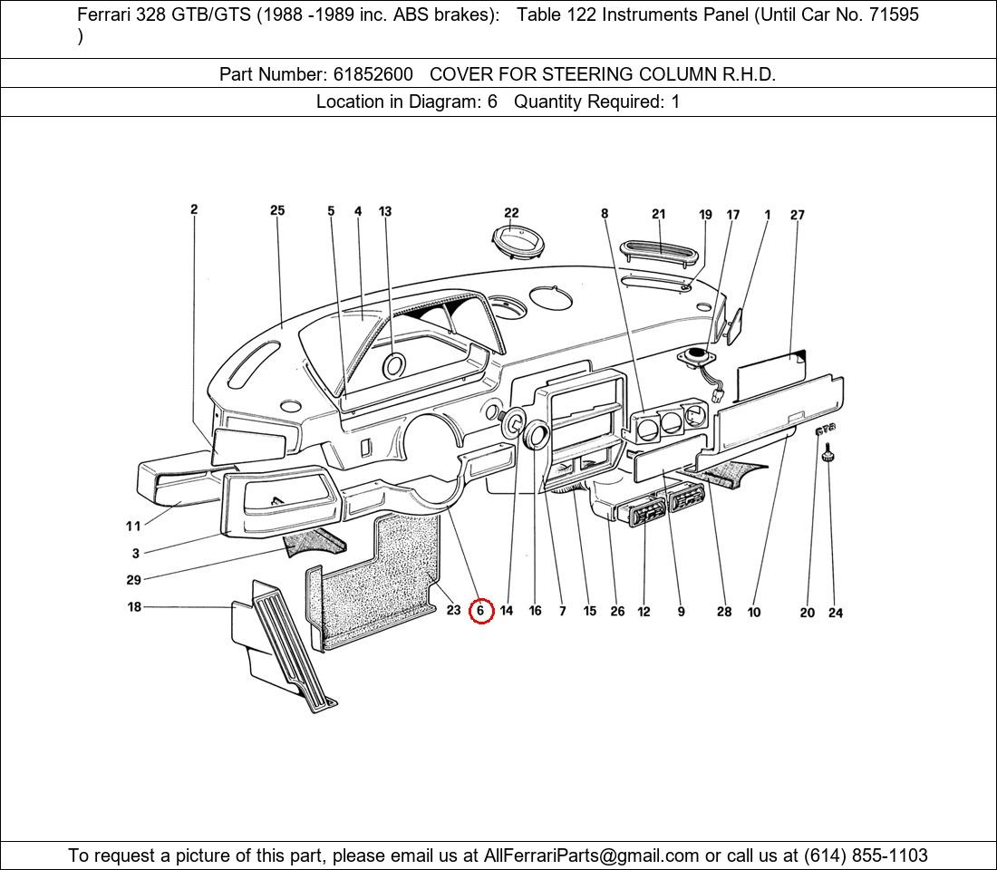 Ferrari Part 61852600