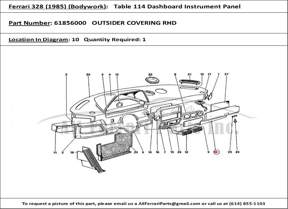 Ferrari Part 61856000