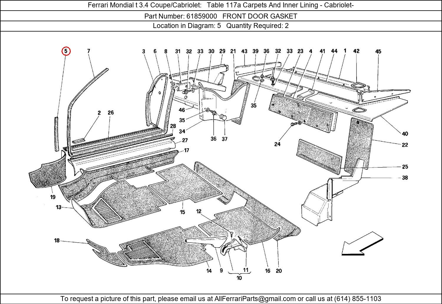 Ferrari Part 61859000