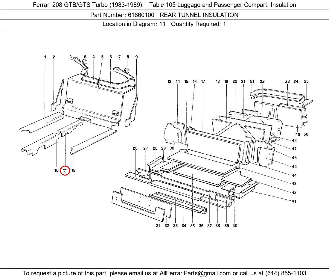 Ferrari Part 61860100