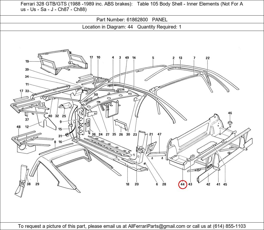 Ferrari Part 61862800