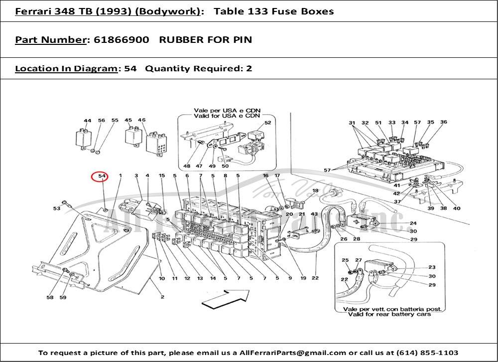 Ferrari Part 61866900