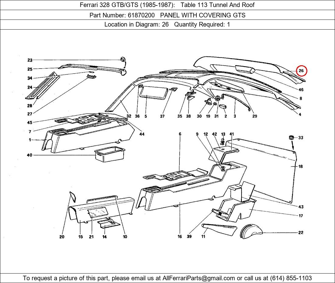 Ferrari Part 61870200