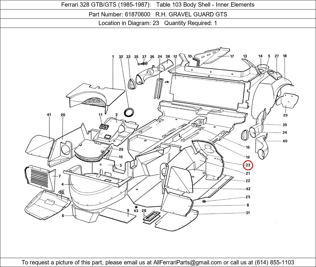 Ferrari Part 61870600