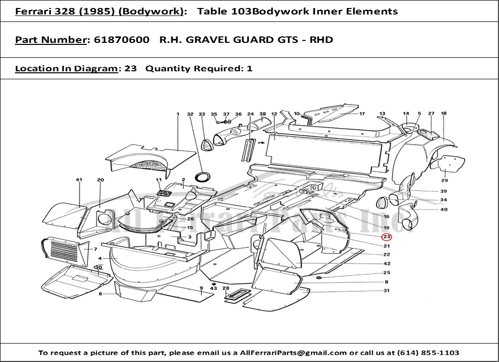 Ferrari Part 61870600