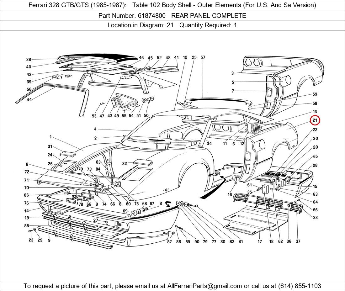 Ferrari Part 61874800