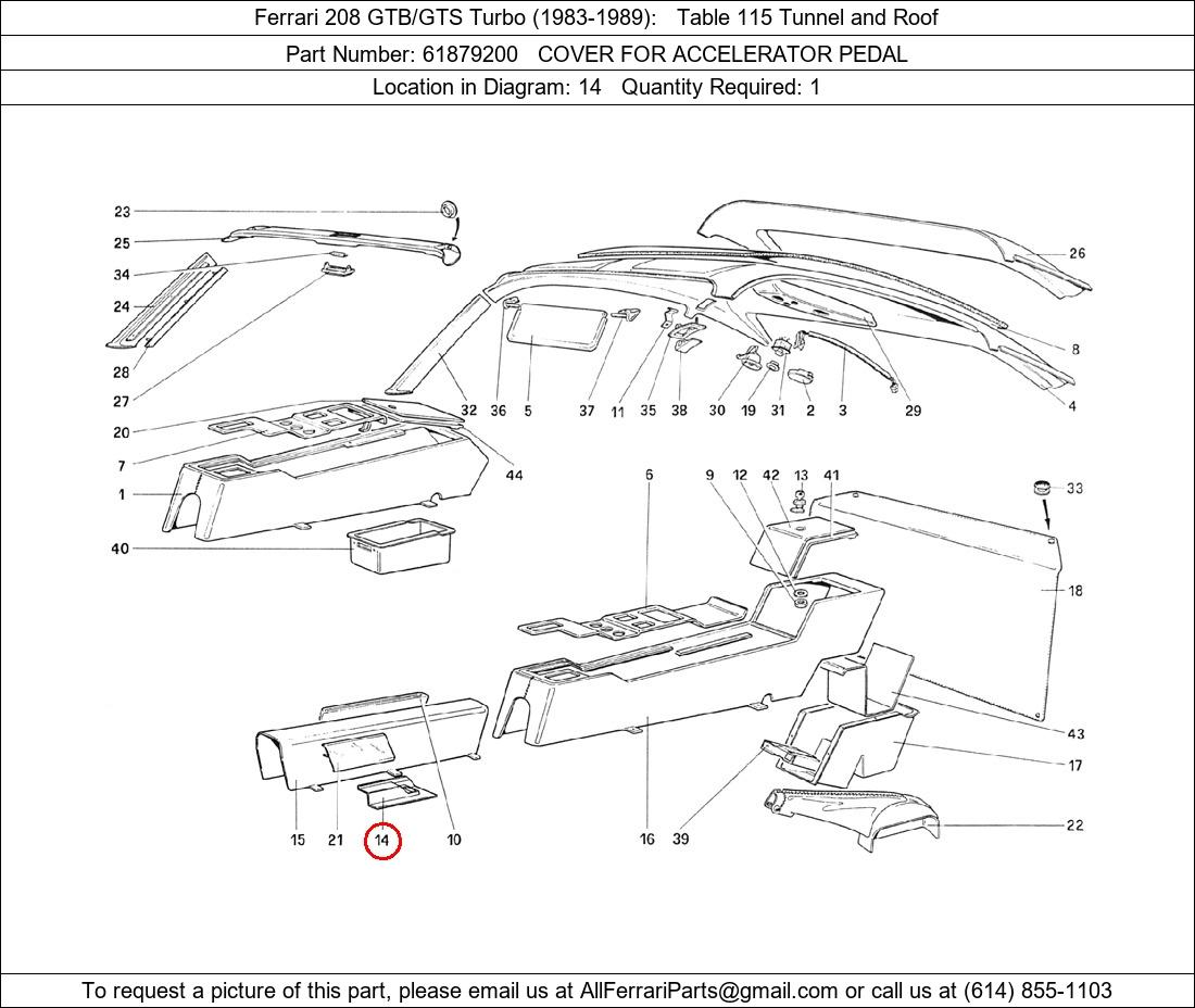 Ferrari Part 61879200